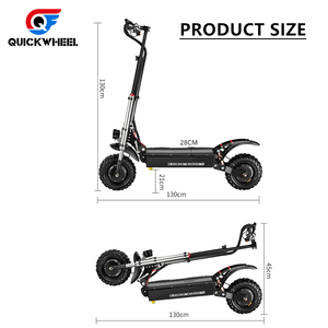 Monopattino Pieghevole per Adulti Quickwheel Explorers S3 Originale Economico, Skateboard a Lunga Autonomia - Product Image 6