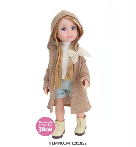 Muñeca Bebé Americana Adorable <span class=keywords><strong>de</strong></span> 38 cm, Muñeca <span class=keywords><strong>Reborn</strong></span> <span class=keywords><strong>de</strong></span> Silicona <span class=keywords><strong>de</strong></span> Cuerpo Completo <span class=keywords><strong>de</strong></span> 15 Pulgadas para Niños - Product Image 2