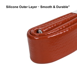 Guaina Isolante in Fibra di Vetro Resistente al Calore <span class=keywords><strong>per</strong></span> Cavi, Protezione Antincendio in Silicone ad Alta Temperatura - Product Image 2