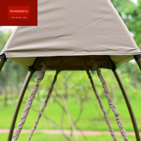 Nouvel arrivage de lit balançoire de loisirs en plein air, gazébo avec moustiquaire, meubles de jardin