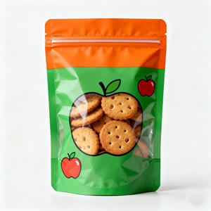 ถุงคอมโพสิตโปร่งใสสูงที่กำหนดเองที่มีหน้าต่างสำหรับขนมขบเคี้ยวช็อคโกแลตกาแฟชาเนื้อวัวกระตุกและเม็ดมะม่วงหิมพานต์ - Product Image 5