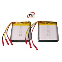 Batterie à semi-conducteurs haute température PL 3,7V/3,8V, cellules en pochette 124345H 103450, 3400mAh, cathode LiCoO2, durée de vie de 500 cycles, 70g