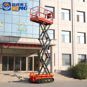 Ce sertifikalı engebeli arazi parça makas paletli kaldırma ürün kategorisi makaslı Lift katlanır yükseltilmiş çalışma platformu - Product Image 2