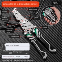 Pince à dénuder pliable électricien coupe-fil spécial pince à sertir multifonctionnelle pour fendre les fils