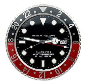 Orologio da Parete di Lusso in Metallo con Design Analogico, Lente d'Ingrandimento Unica, Orologio da Polso Moderno e da Parete - Product Image 4