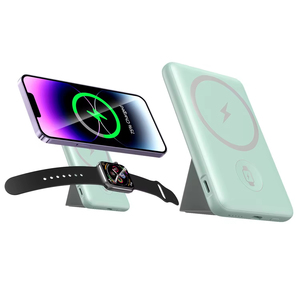 Fuente de alimentación Mini Power Bank 5000mAh Powerbank magnético inalámbrico Cargador portátil para Iphone Batterie Externe - Product Image 2