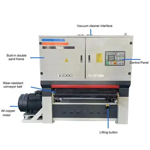 Metal çelikler için otomatik zımpara makinesi ahşap zımpara parlatma CNC ahşap işleme makinesi parlatma ve zımpara makinesi