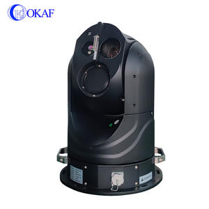 46x זום אופטי 2 ציר יציבות ג 'ירו 640*512 אבטחה cctv 360 סירה ימית 75 מ "מ ארוך טווח ptz מצלמה הדמיה תרמית - Product Image 2