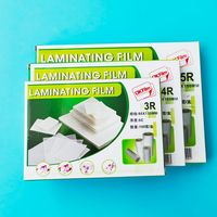 Film holographique transparent auto-adhésif imperméable pour lamination à chaud, feuille A4, film de lamination holographique transparent