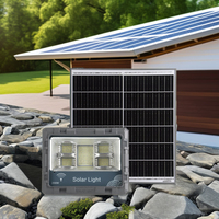 2024 Aluminium 500W IP66 Projecteur Solaire Extérieur Haute Lumens LED avec Projection de 5 Ans de Garantie