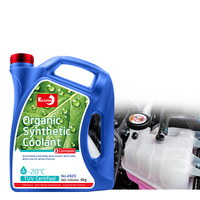 Liquide et produits chimiques acides organiques, matériau plastique unique, bouteille de 5 L, liquide de refroidissement longue durée pour radiateur de moteur de voiture, prix d'usine