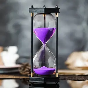 15 minuti 30 minuti una ora cornice decorativa clessidra Timer sabbia con sabbia colorata