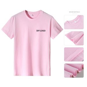Camisetas de Algodón Lisas Personalizadas al por Mayor, Camisetas para Hombre con Serigrafía, Camisetas Promocionales Extra Grandes - Product Image 4