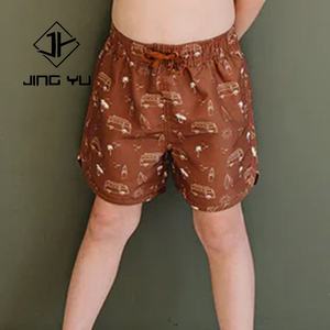Maillot de bain pour enfants imprimé à cordon de serrage de luxe Designer Polyester recyclé personnalisé Shorts pour garçons Maillot de bain - Product Image 3