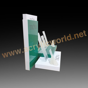 Soporte de exhibición personalizado, fundas acrílicas, joyería transparente, pulsera, logotipo de seda - Product Image 1