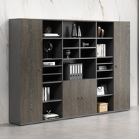 WJG-265X Meuble de classement de bureau moderne et simple en bois de Shenzhen avec rangement pour documents et bibliothèque