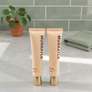 Envase para el Cuidado de la Piel, Tubo Cosmético de Plástico Beige Flexible con Tapa Dorada de Rosca, Impresión Serigráfica para Crema de Ojos y Crema de Manos - Product Image 4