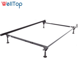 New <span class=keywords><strong>King</strong></span>/Queen Nền Tảng Kim Loại Giường Khung Công Cụ Dễ Dàng Lắp Ráp Với Trung Tâm Hỗ Trợ 6 Chân VT-14.029 - Product Image 3