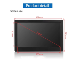Digitale fotolijst 7 8 10,1 12 inch frame met elektronische foto- en videoweergave en bewegingssensor - Product Image 3
