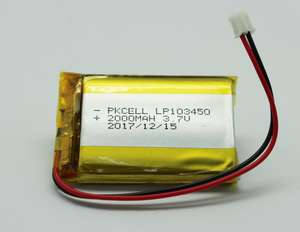Pknergy LiPo battery 103448 1500 mAh <span class=keywords><strong>3</strong></span>,7 V Li-ion polymer battery - Product Image 2