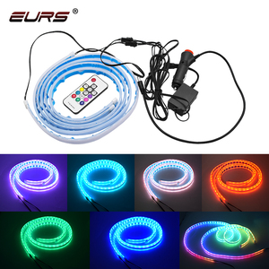EURS RGB 1,2 m 1,5 m 1,8 m control remoto led Interior luces decorativas fluye luces lámpara <span class=keywords><strong>ambiente</strong></span> Puerta de coche, barra de luz led - Product Image 2