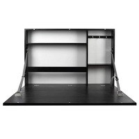 Bureau mural flottant convertible et pliable personnalisable, en bois artisanal, fabricant OEM de bureaux d'ordinateur