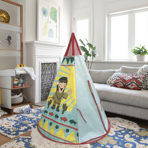 Vente chaude enfants style indien Playhouse <span class=keywords><strong>Tipi</strong></span> tente tissus non tissés <span class=keywords><strong>tipi</strong></span> enfant tentes - Product Image 5