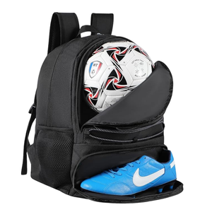Échantillon gratuit Le plus récent style de sac à dos de basketball personnalisé en gros avec logo, sac de sport sec et humide pour le football et le basketball pour hommes - Product Image 1
