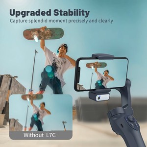 Stabilisateur de cardan L7cpro Plus 3 avec caméra de beauté pliable, fonctions Inception pour <span class=keywords><strong>Android</strong></span> et iOS, support trépied pour smartphones - Product Image 2