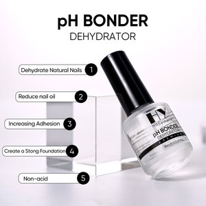 Hanyi 15ml Gel UV sans acide Préparateur de vernis à ongles Déshydratant Primer Set LED Séchage rapide 3 secondes Réduit l'huile des ongles OEM Personnalisé pH Designer - Product Image 6