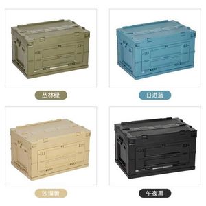 Feistel 20L 28L 50L 65L 80L hộp lưu trữ hộp lưu trữ cắm trại hộp lưu trữ gấp quá khổ - Product Image 2