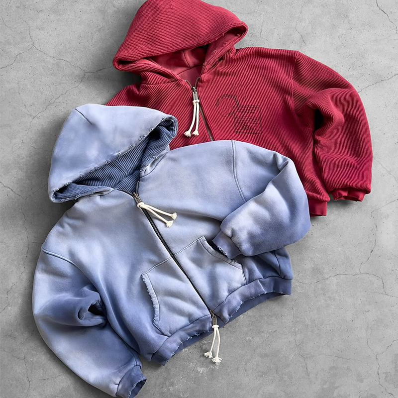 Kangaroo Pocket Hoodie Men's Pullover Sweatshirt - Main Image