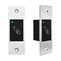Lecteur de cartes de proximité RFID autonome E1, compatible avec les cartes RFID et NFC mobiles, en acier inoxydable, portée de lecture 0-2m
