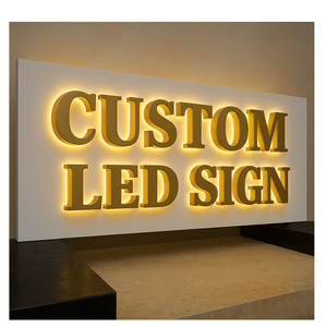 ป้ายชื่อร้านค้าภายนอก ป้ายโฆษณาแบบมีไฟ ป้ายไฟ LED ป้ายร้านค้า ป้ายโลโก้ ป้ายไฟ LED แบบกำหนดเอง - Product Image 1