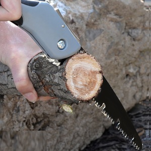 Scie pliante en acier SK5 <span class=keywords><strong>pour</strong></span> l'élagage, la taille, la coupe, le camping, la maison, lame de 180 mm/210 mm/250 mm/300 mm - Product Image 3