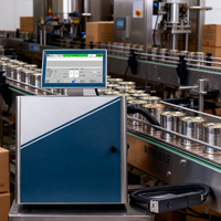 Máquina de Codificación de Caracteres Pequeños de Bajo Mantenimiento DOCOD, Impresora de Inyección de Tinta CIJ Automática LD-S1000 para Impresión de Códigos GS1, Códigos QR, Códigos de Barras y Fechas
