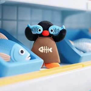 100% प्रामाणिक 6 pcs/बॉक्स पिंगु छिपाएँ और श्रृंखला प्लश गुड़िया ब्लाइंड बॉक्स kawai सजावटी कीचेन बैग चार्जर नरम खिलौने - Product Image 5