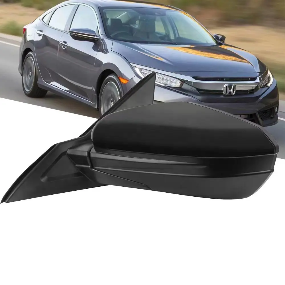FORSIDA High Quality FOR Honda CIVIC 2016-2019 Car Parts Door Rearview Side Mirror