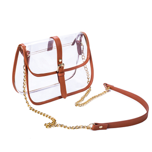 Transparent PVC <b>Messenger</b> <b>Bag</b> Custom Clear Women <b>Bag</b> Stadium Approved Transparent Women's <b>Bag</b> - Product Image 5