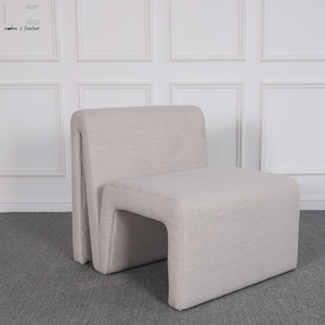 Hiện Đại Bắc Âu Thiế<span class=keywords><strong>t</strong></span> Kế Thoải Mái Thư Giãn Trắng Teddy Boucle Ngồi Có Thể Ngả Accent Funky Phòng Chờ Ghế Cho Phòng Khách Sang Trọng - Product Image 4