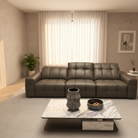 Canapé d'angle moderne trois places le plus vendu, design Chesterfield capitonné, canapé de salon en éponge véritable de haute qualité