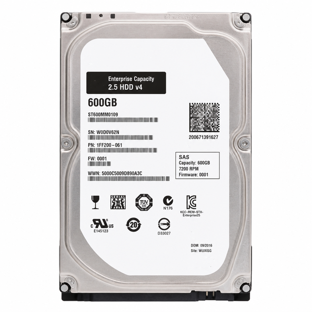 Hard Disk Drive 600gb 872477-B21 600GB SAS 12G Mission Critical 10K SFF SC Multi Vendor HDD Internal Hard Disk