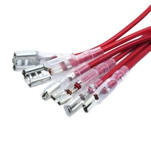 Прямая Продажа с фабрики штекер удлинитель проводной проводки 2-контактный черный красный 22awg 60 сердечников жгут проводов - Product Image 2