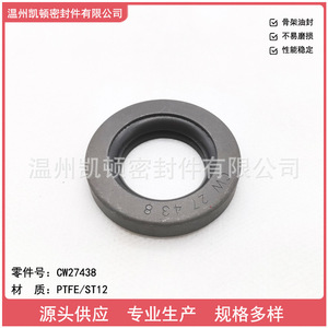 Cw27438 <b>PTFE</b> Oil Seal 27x43x8 For Water Pump Air Pump Automotive Parts - Product Image 5