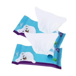 Lingettes humides non tissées OEM ODM pour animaux <span class=keywords><strong>de</strong></span> compagnie, efficaces pour le nettoyage <span class=keywords><strong>de</strong></span> la <span class=keywords><strong>bouche</strong></span> et des oreilles des chats et des chiens - Product Image 1