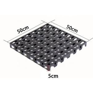 Interlocking Vinyl Flooring Tiles for Car Wash Interlocking Thickened Drain Grille Plain for Gym Warehouse Staircase - Product Image 3