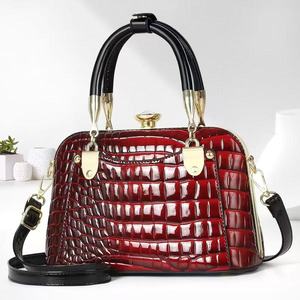Sac Coquille Femme 2026 Nouvelle Tendance Sac à Main en Cuir Brillant Motif Crocodile Sac Bandoulière Unique - Product Image 2