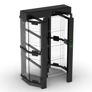 Tam boy erişim kontrolü turnike kapısı 120 derece rotorlar RFID parmak izi sensörü güvenlik kalabalık damla kol bariyer - Product Image 6