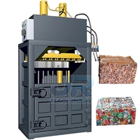 Presse à balles hydraulique verticale semi-automatique à haute performance pour déchets plastiques, bouteilles, carton et papier – Économie d'énergie