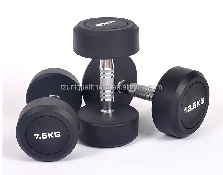 Manufacturer Wholesale Gym Dumbbells Set Fitness Free Weights Custom Logo round Head Body Exercise Equipment dumbbell